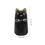 Black Ceramic Dog Memorial Urn Portable Keepsake Ashes Holder 2