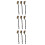 9Pcs Brass Metal Wire Brushes for Rust Removal and Surface Cleaning 9