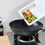 1Pc Safe White Plastic Cutting Board with Drain Basket for Fruit Veg 5