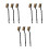 9Pcs Brass Metal Wire Brushes for Rust Removal and Surface Cleaning 5