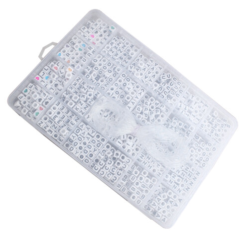 1200Pcs Beads for Jewelry Making and Crafting