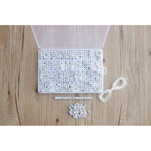 1200Pcs Beads for Jewelry Making and Crafting 1