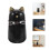 Black Ceramic Dog Memorial Urn Portable Keepsake Ashes Holder 11
