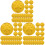 300Pcs Golden Shamrock Plastic Coins St. Patrick's Day Table Decor 2