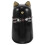Black Ceramic Dog Memorial Urn Portable Keepsake Ashes Holder 1