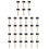 30Pcs Sturdy Rubber Printmaking Rollers for Glue, Ink, and Craft Use 11