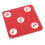 2Pcs Red Rubber Fencing Equipment Hanging Target Durable Practice Aid 1