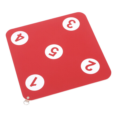 2Pcs Red Rubber Fencing Equipment Hanging Target Durable Practice Aid