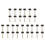30Pcs Sturdy Rubber Printmaking Rollers for Glue, Ink, and Craft Use 8