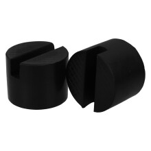 4Pcs Rubber Jack Pads for Rv and Trailer Black Floor Jack Stand Pads