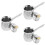 3Pcs Multi-Function Stainless Steel Beverage Pot with Ergonomic Handle 8