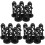 15Pcs Black Plastic Trash Can Lid Hinged Pins for Secure Bin Covers 6