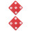 2Pcs Red Rubber Fencing Equipment Hanging Target Durable Practice Aid 5