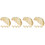 16Pcs Lifelike Beige Dumpling Models PVC Decorative Kitchen Display 5