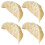16Pcs Lifelike Beige Dumpling Models PVC Decorative Kitchen Display 3
