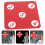 2Pcs Red Rubber Fencing Equipment Hanging Target Durable Practice Aid 9