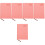 5Pcs Multi-Function Pink Portable Planner Organizer Notepad 5