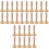 30Pcs Durable Wooden Ink Rollers Ivory Art Brayers for DIY Printmaking 5