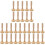 30Pcs Durable Wooden Ink Rollers Ivory Art Brayers for DIY Printmaking 4