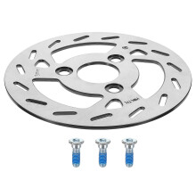 2Pcs Motorcycle Brake Disc Silver Steel Durable Disc Brake for Bikes