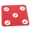 2Pcs Red Rubber Fencing Equipment Hanging Target Durable Practice Aid 2