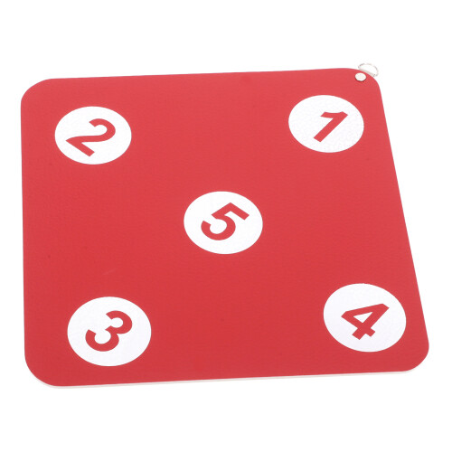 2Pcs Red Rubber Fencing Equipment Hanging Target Durable Practice Aid 1