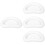 4Pcs Foldable PVC Foot Cleaning Basin White for Pool and Camping Use 7