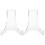8Pcs Transparent Acrylic Plate Stands Display Holders for Home 2