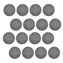 200Pcs Lightweight Black Plastic Garden Flowerpot Drainage Mesh Pads