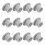24Pcs Slide Screw Caps Grey Plastic Durable Fixing Covers for Kids 1