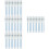 40Pcs Blue Tattoo Pens for Precise Eyebrow Positioning 8