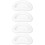 4Pcs Foldable PVC Foot Cleaning Basin White for Pool and Camping Use 8