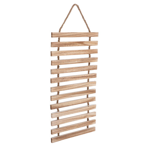 3Pièces Treillis Murale En Bois Corde , Support Plantes 2
