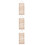 3Pièces Treillis Murale En Bois Corde , Support Plantes 8