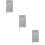 3Pcs Portable Grey Planner Journal Notebook Practical Office Organizer 10