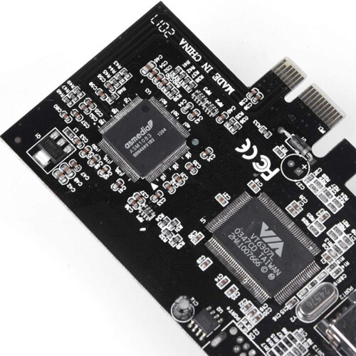 PCI-E Express Card, 1394a IEEE 1394b Controller Card Cable, High Speed Data Transfer, Video Editing, Audio Recording 2