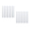 200Pcs Blue Reusable Nail Cuticle Pushers Soft Plastic for Home Use 3