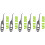 5Sets Hoekige Siliconen Kitkrabbers Glasmontage Reparatie Tool 11