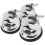 12St Drum Poot Montage Zinklegering Stevige Houder Set 2