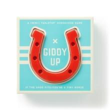 Giddy Up Tabletop Horseshoes Game by Galison Other Book