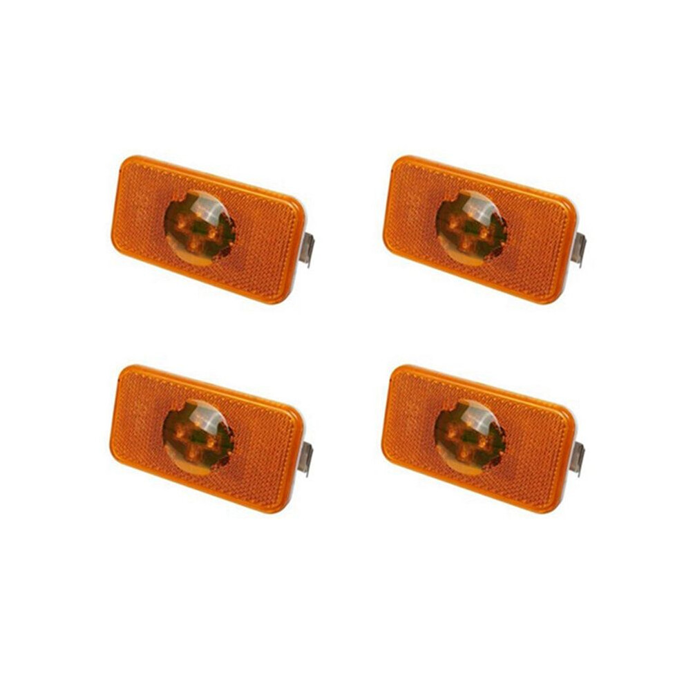 4Pcs 24V Car Truck Led Side Indicator Lamp 4 Led For Trucks Fm/Fh Light/Amber 6032544092665