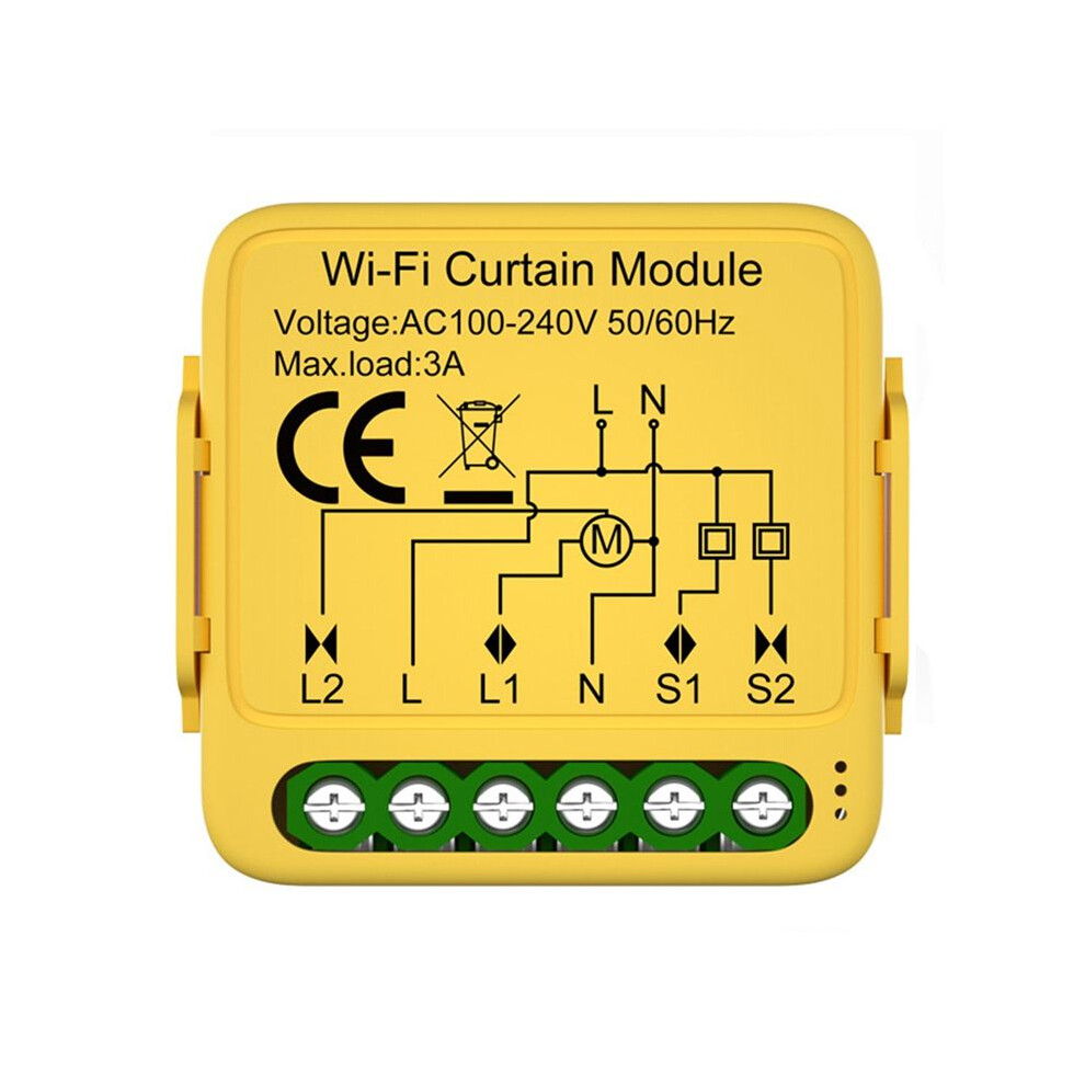Tuya Wifi Curtain Module Connected Roller Shutters Blind Motor Life App Works With Alexa Home 4711672636966