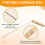 Copper Dowsing Rods Kit for Divination Tool - Natural Wooden Handles Divining Rods 4