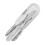 100Pcs T5 Halogen Bulb Car Instrument Panel Lamp Auto Wedge Dashboard Lamp 1.2W 12V Light Source Warm White 6