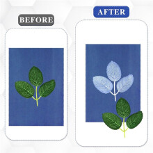 Cyanotype Papierset, 24-Delige Sun Print Paper Kit A5 Solar Tekenpapier Gevoeligheid Natuur Printpapier voor Kunstnijverheid