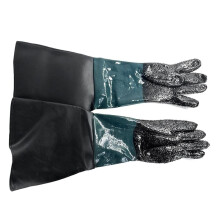 Rubberhandschoenen voor Zandstralen Sandblaster Zandstraalkast Zandstraalhandschoenen SandBlaster-Onderdelen 23,6 Inch