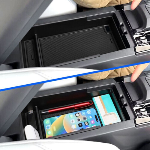 Center Console Organizer for  Prius 60 2023 2024 Armrest Storage Box Insert Tray Accessories 2