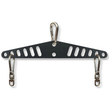 Multi-Grip LAT Pull Down Bar for Home Gym Fitness Spreader Plate LAT Pulldown Attachments System Cable Machine Handle