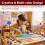 16 PCS Textured Art Tools, Plastic Paint Scrapers Kit, Texture Tools for Plaster Art Paint Scrapers,for Texture Art 4