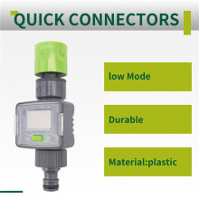 Digital Water Flow Meter IPX6 Outdoor Garden Hose Water Calculate Consumption Water Flow Rate 3/4inch Thread Connectors